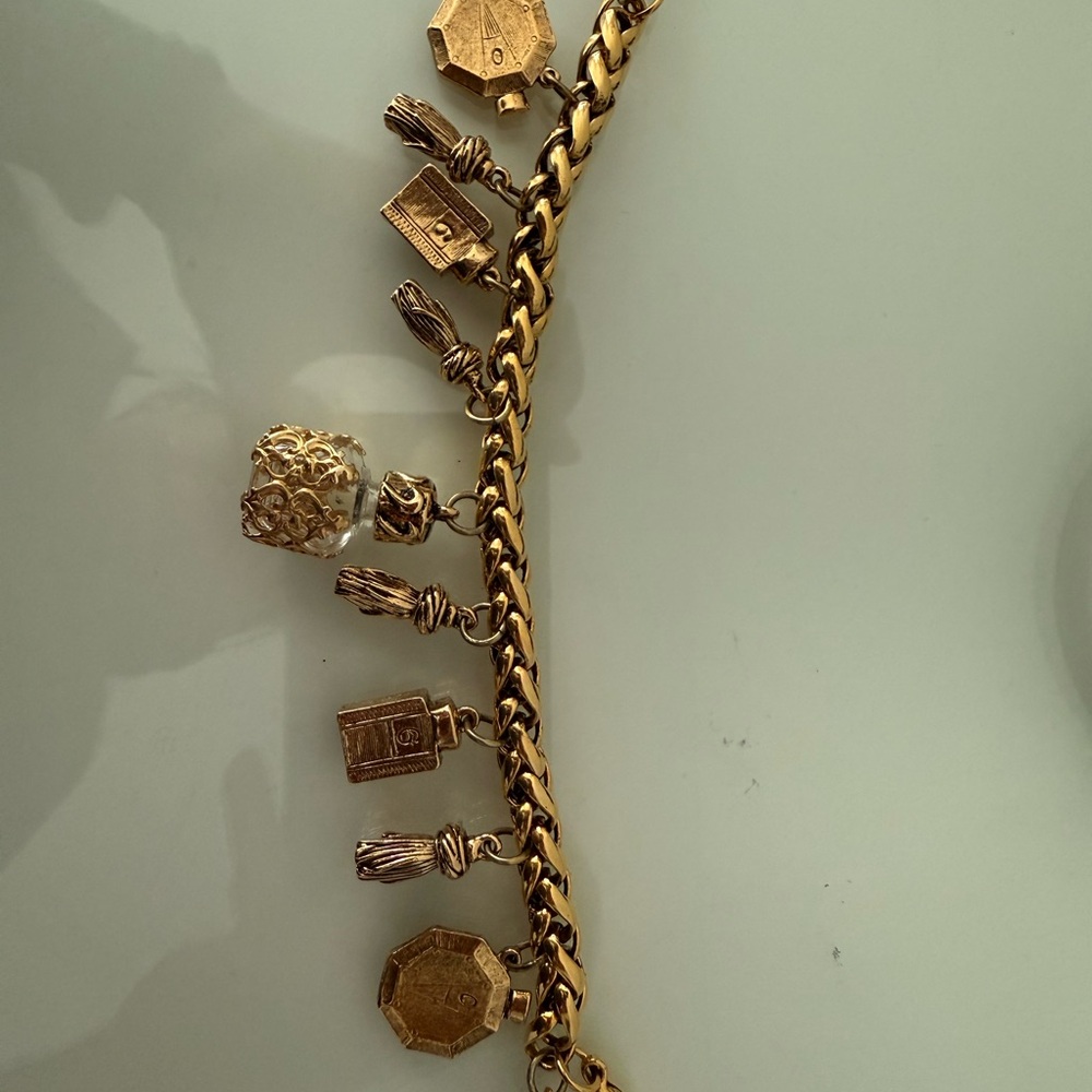 Chanel Gold Charm Bracelet